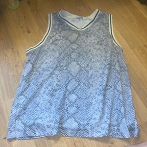 Snake skin tank top